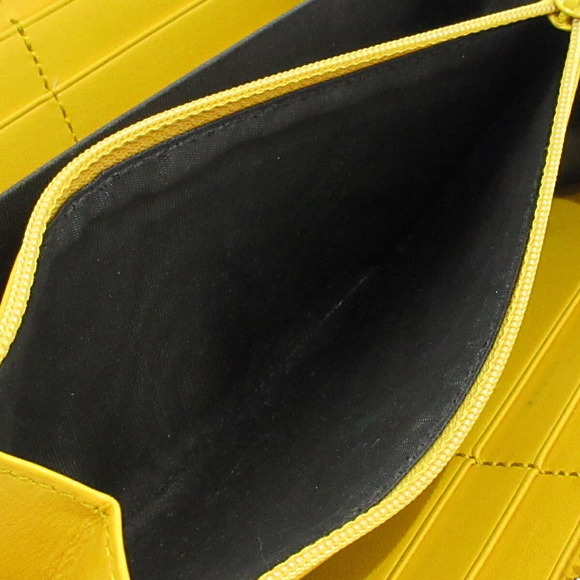 Gucci GG Embossed Leather Long Wallet Yellow - Picture 4 of 9